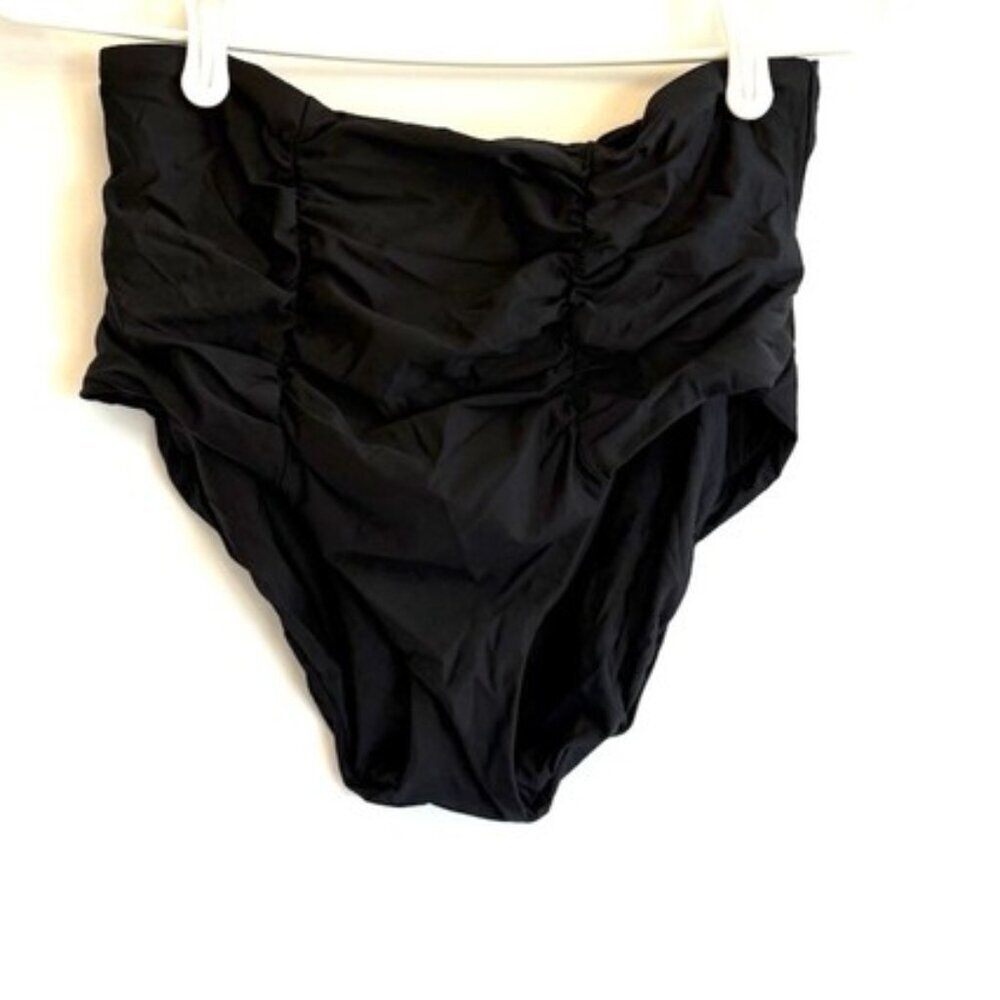 Becca Women’s Black High Rise Bikini Top Size XL